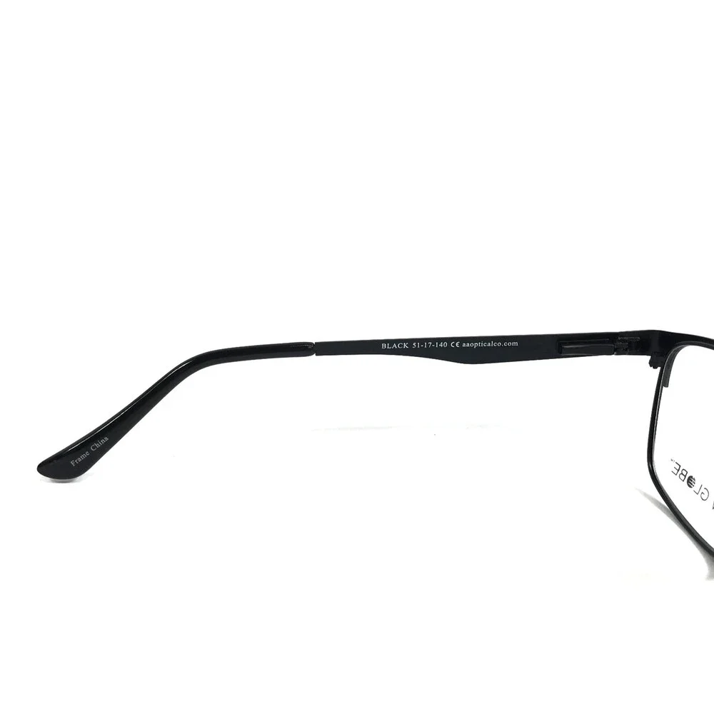 New Globe Eyeglasses Frames L5171-P BLACK Rectangle Full Rim 51-17-140